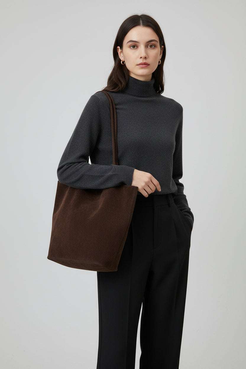 Veloran Retro East-West shoulder bag for women in black with soft PU, zipper, and single strap for everyday use