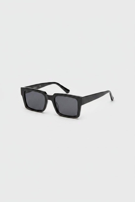 Retro Square Sunglasses with dark tinted lenses and lightweight unisex square frame design