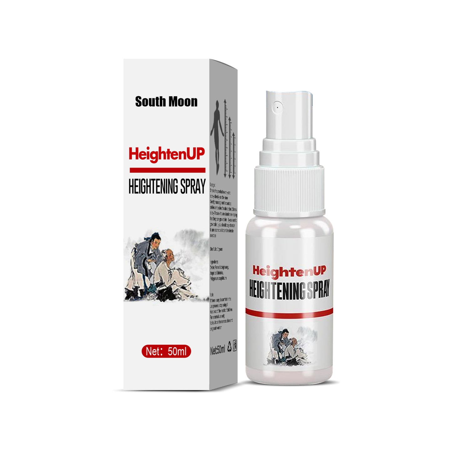South Moon Height Growth Spray with Foot Massage Liquid