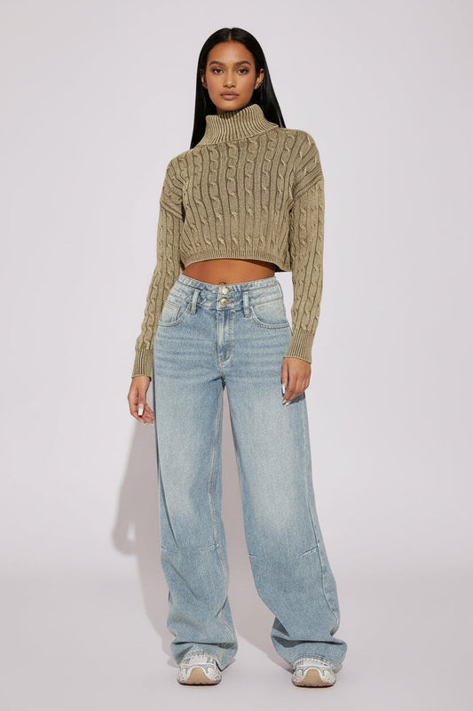 Veloran Women’s Washed Wide-Leg Jeans grey relaxed fit casual minimalist style 2026 New Cross-Border