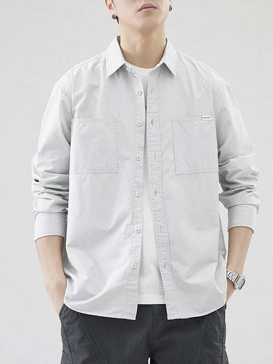 Men’s Minimalist Utility Overshirt