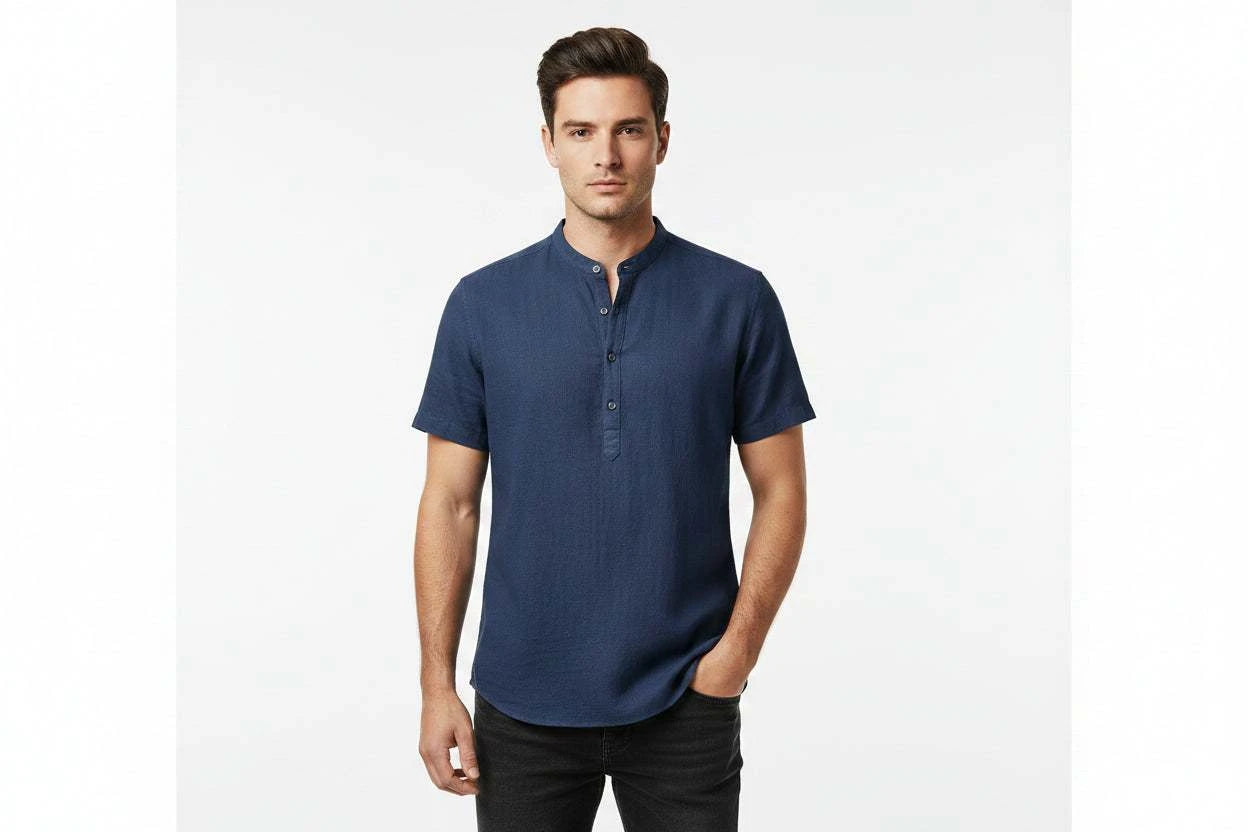 Men’s Lightweight Henley Shirt