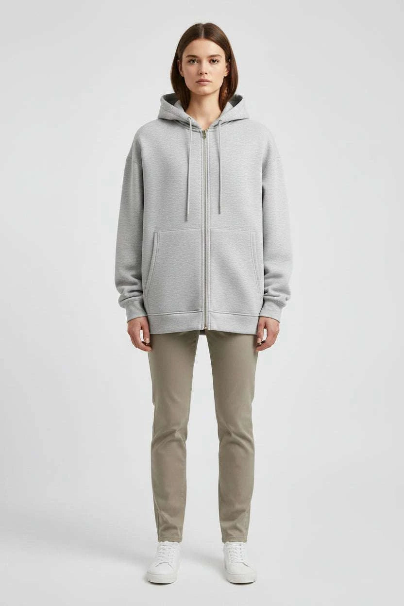 Women’s Oversized Zip Hoodie Jacket