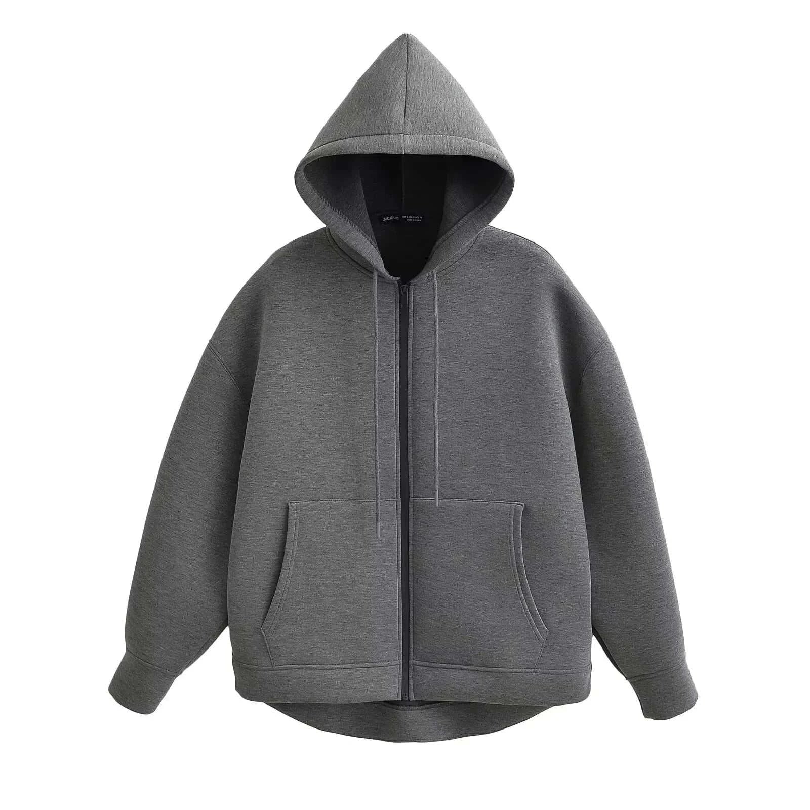 Women’s Oversized Zip Hoodie Jacket