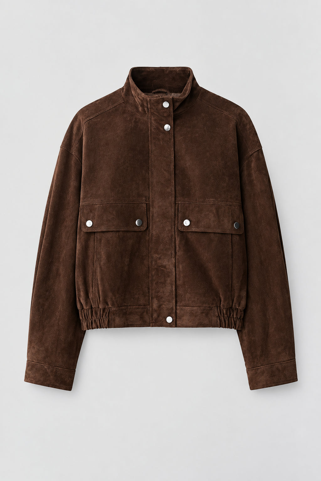 Women’s High-Neck Zip Pocket Jacket